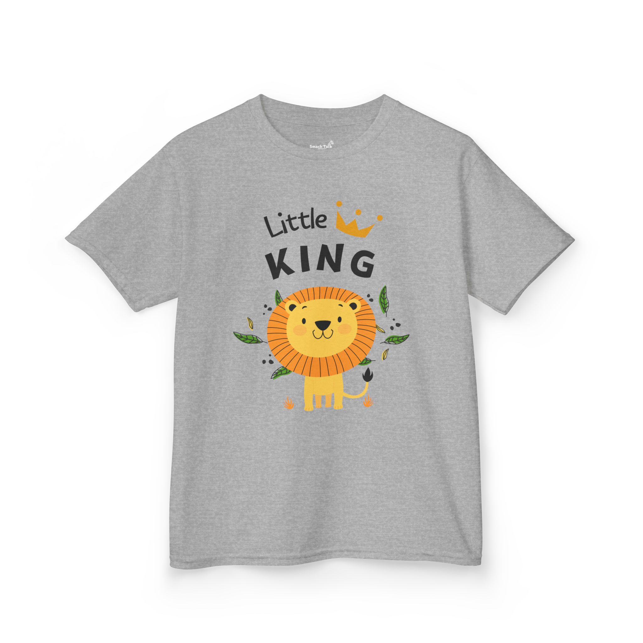 little king kids tee with lion design little king kids tee with lion design