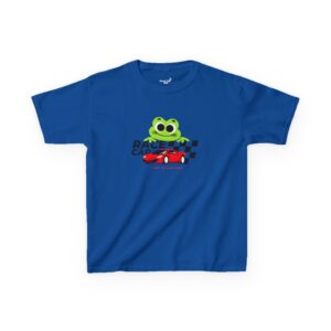 frog racer car tee: fun kids t shirt, playful space theme, perfect for birthdays, science parties, everyday adventures