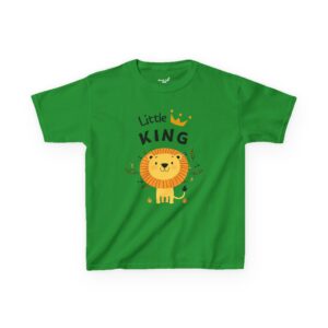 little king kids tee with lion design