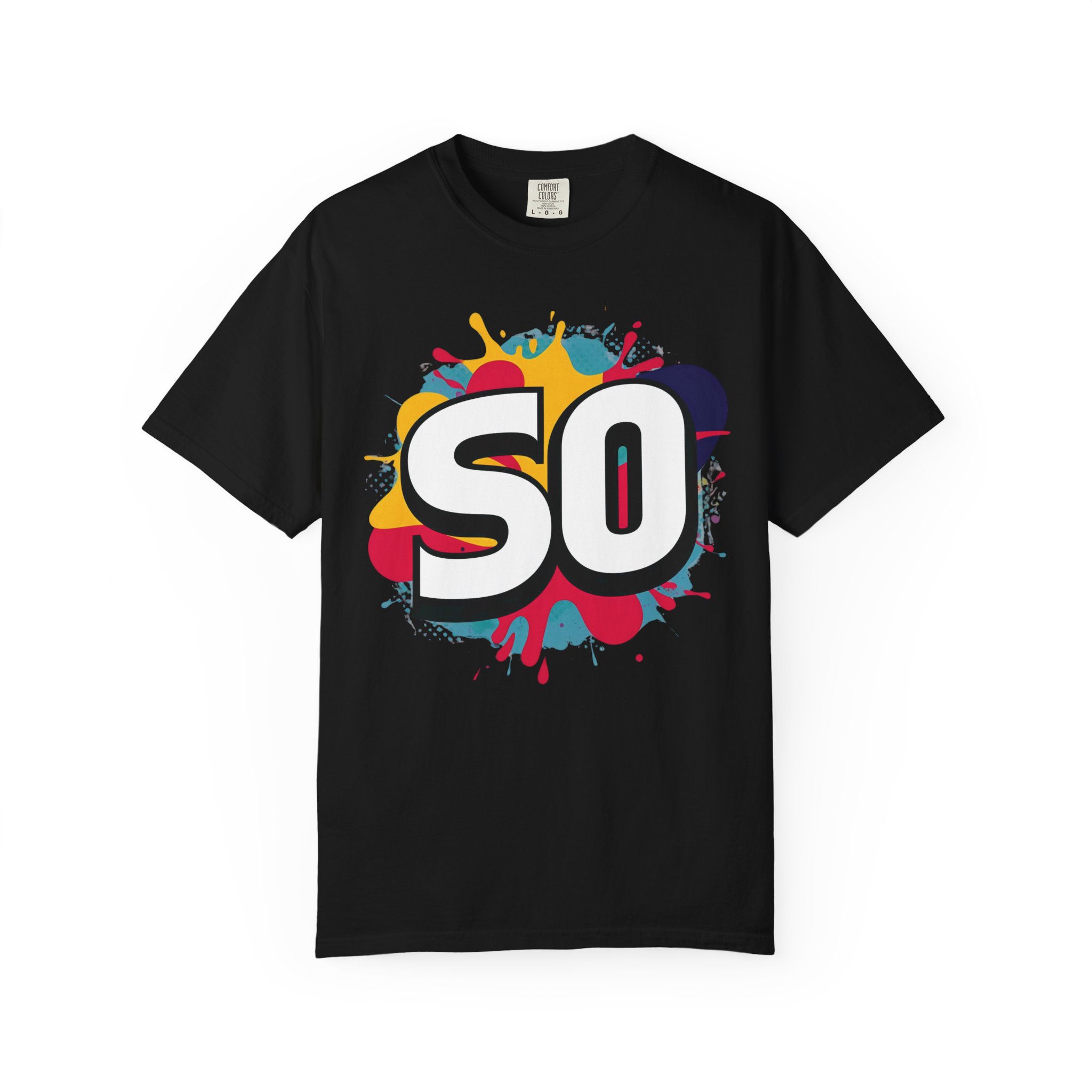 colorful splash unisex t shirt fun graphic tee, casual wear, gift for friends, summer style, festival outfits colorful splash unisex t shirt fun graphic tee, casual wear, gift for friends, summer style, festival outfits