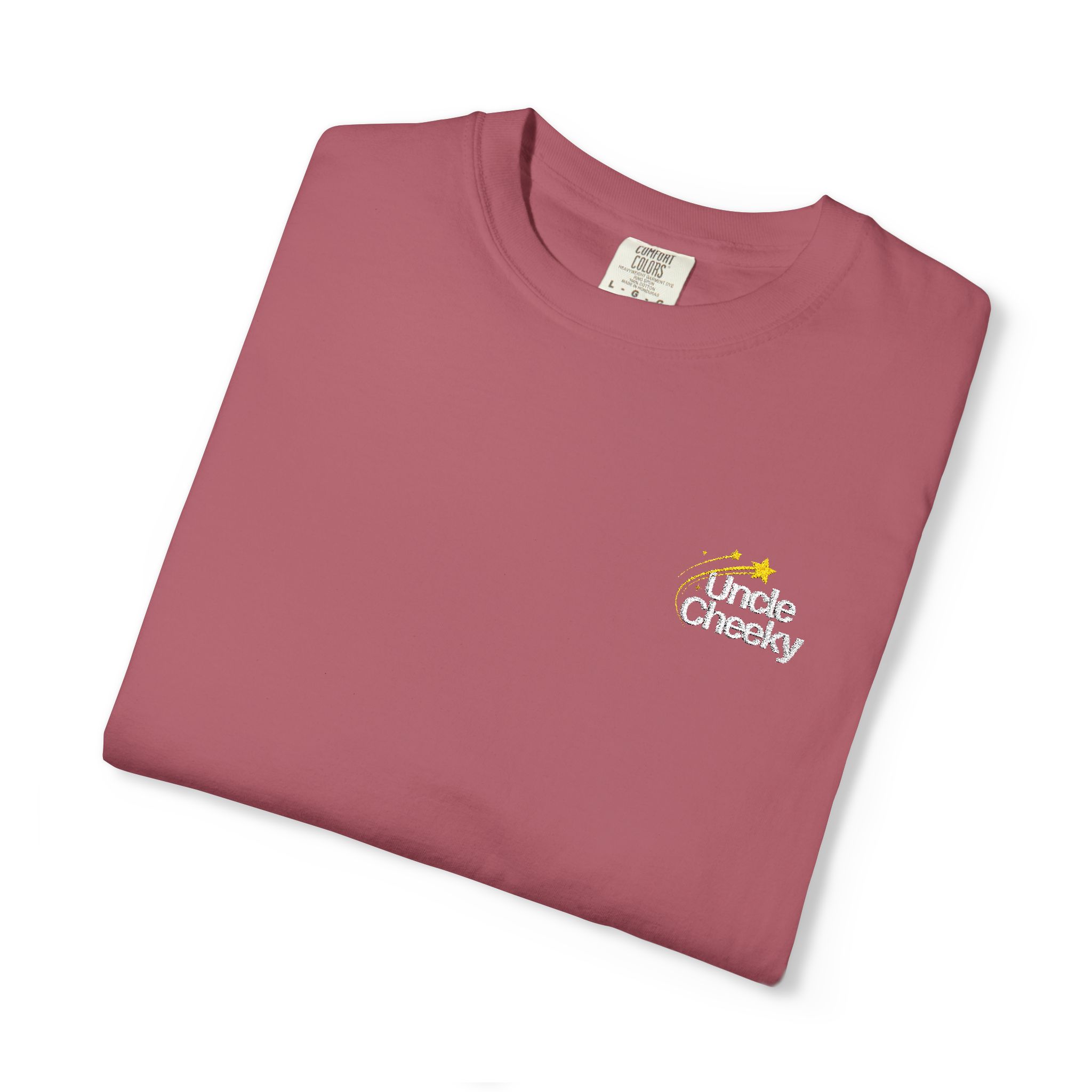 uncle cheeky “sunshine” garment dyed t shirt uncle cheeky “sunshine” garment dyed t shirt
