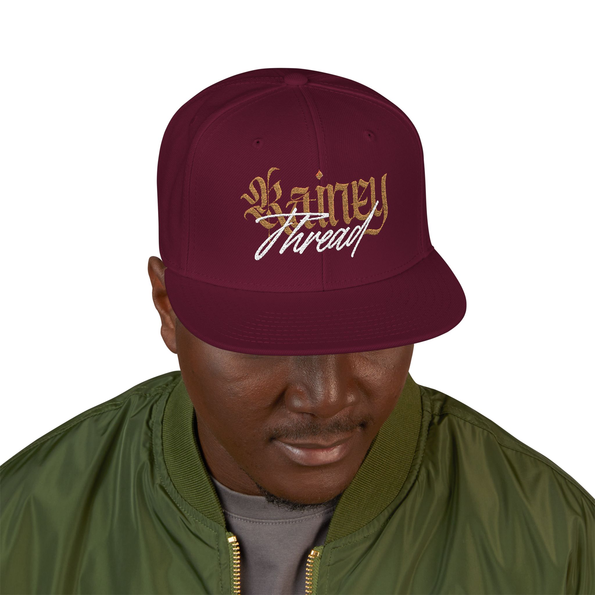 rainey thread stylish embroidered snapback hat, trendy cap for streetwear, casual summer accessory, perfect for gifts, unisex fashion rainey thread stylish embroidered snapback hat, trendy cap for streetwear, casual summer accessory, perfect for gifts, unisex fashion
