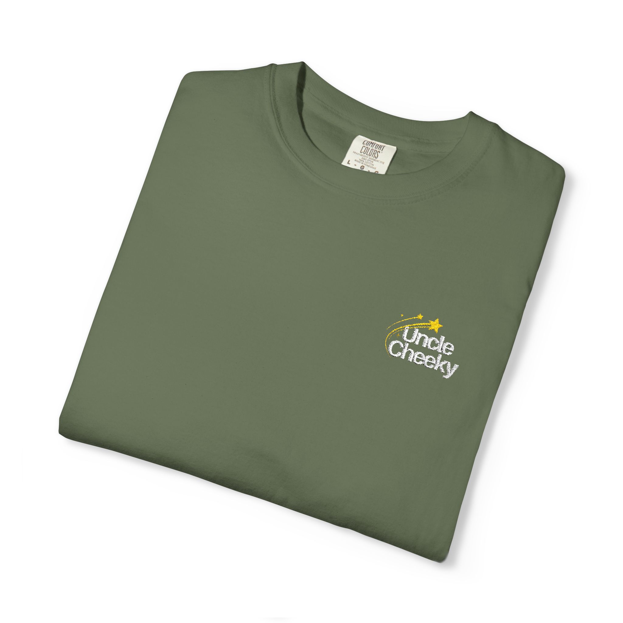 uncle cheeky “sunshine” garment dyed t shirt uncle cheeky “sunshine” garment dyed t shirt