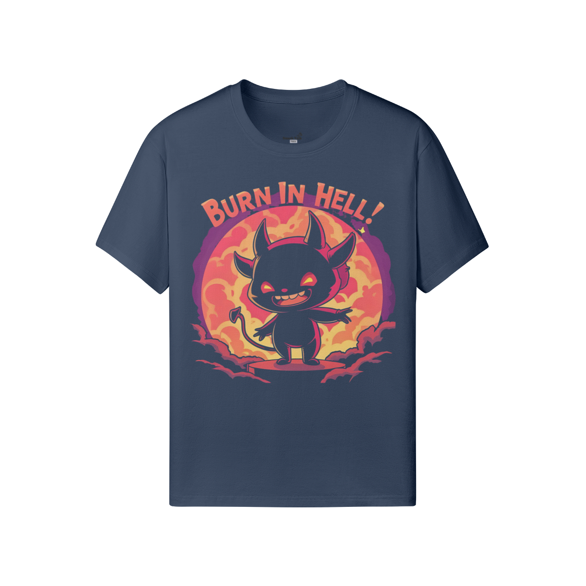 devilish humor "burn in hell" devilish humor "burn in hell"
