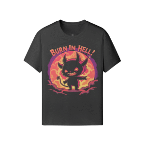 devilish humor "burn in hell"