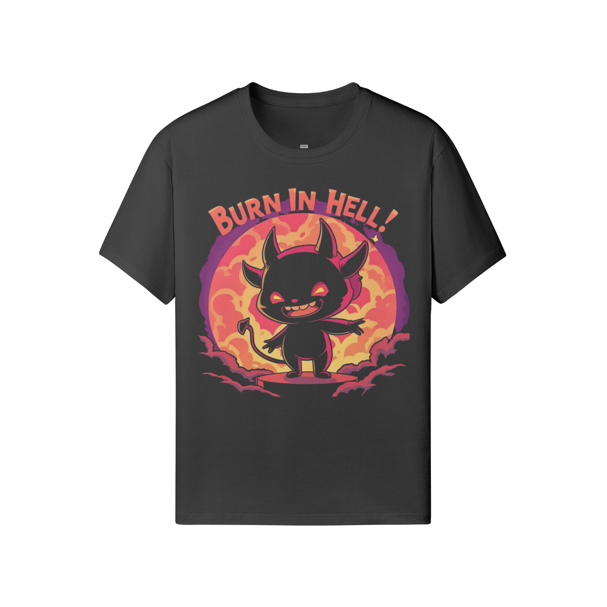 devilish humor "burn in hell" devilish humor "burn in hell"