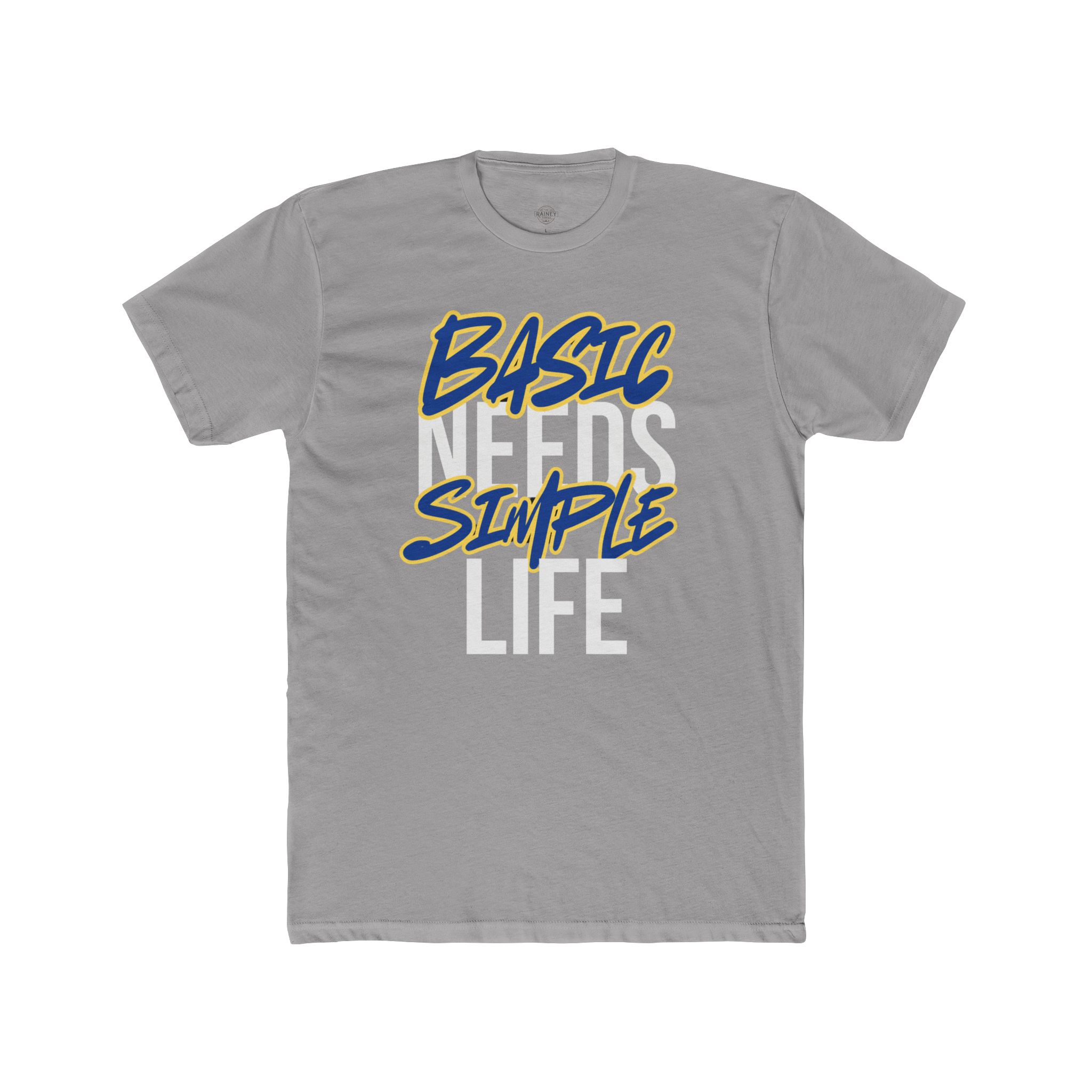 basic needs simple life unisex cotton crew tee basic needs simple life unisex cotton crew tee