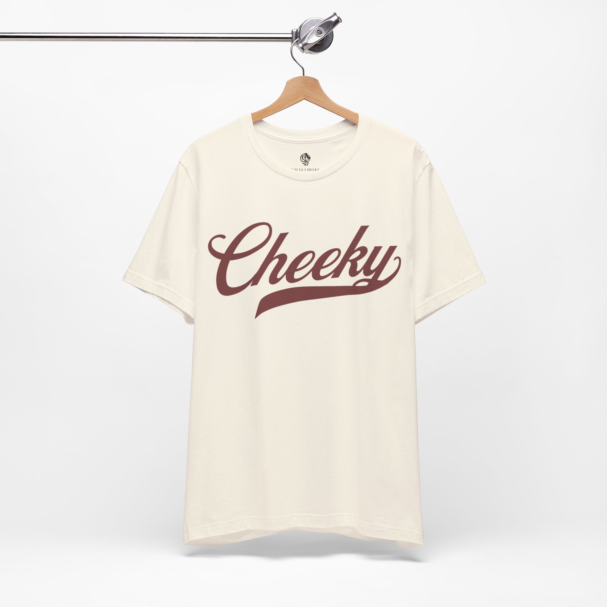 maroon logo cheeky tee comfortable unisex jersey tee maroon logo cheeky tee comfortable unisex jersey tee