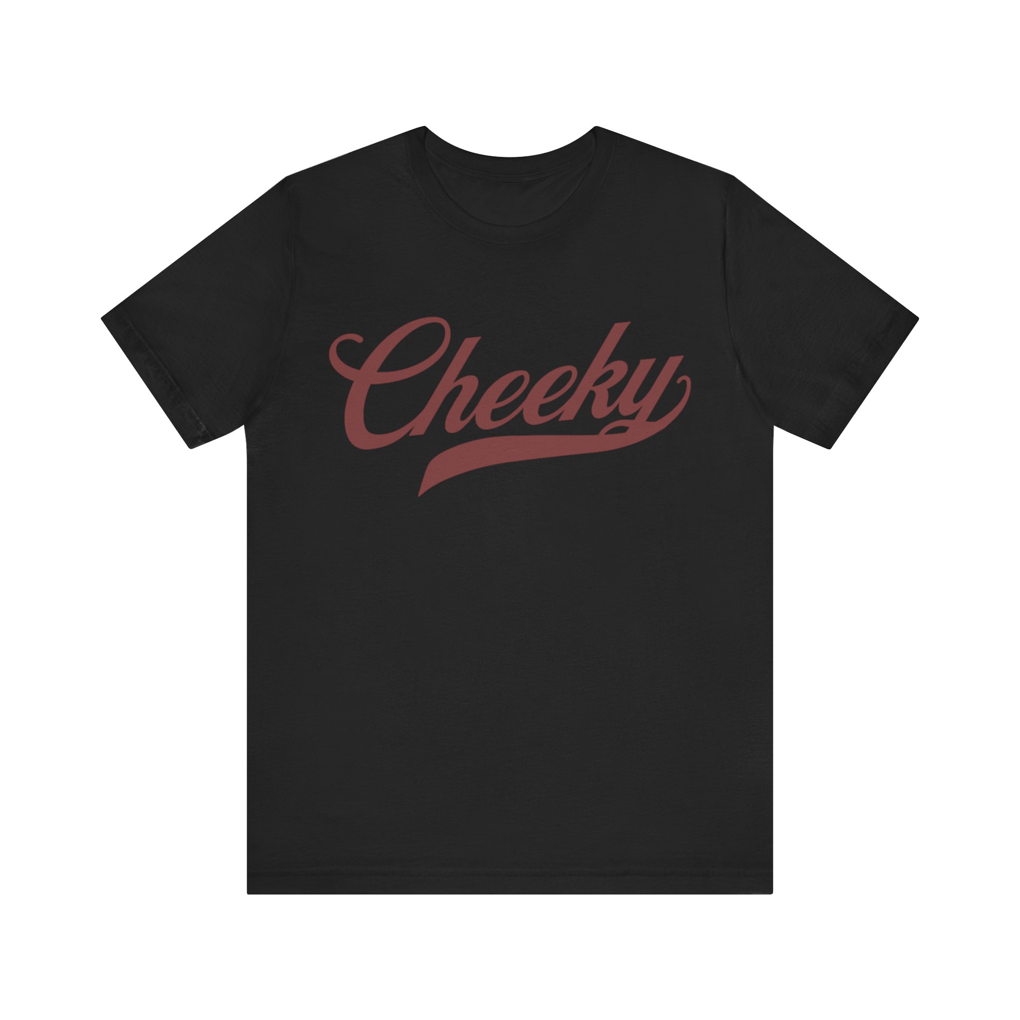 maroon logo cheeky tee comfortable unisex jersey tee maroon logo cheeky tee comfortable unisex jersey tee