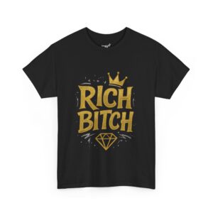 urban graphic tee "rich bitch" tee
