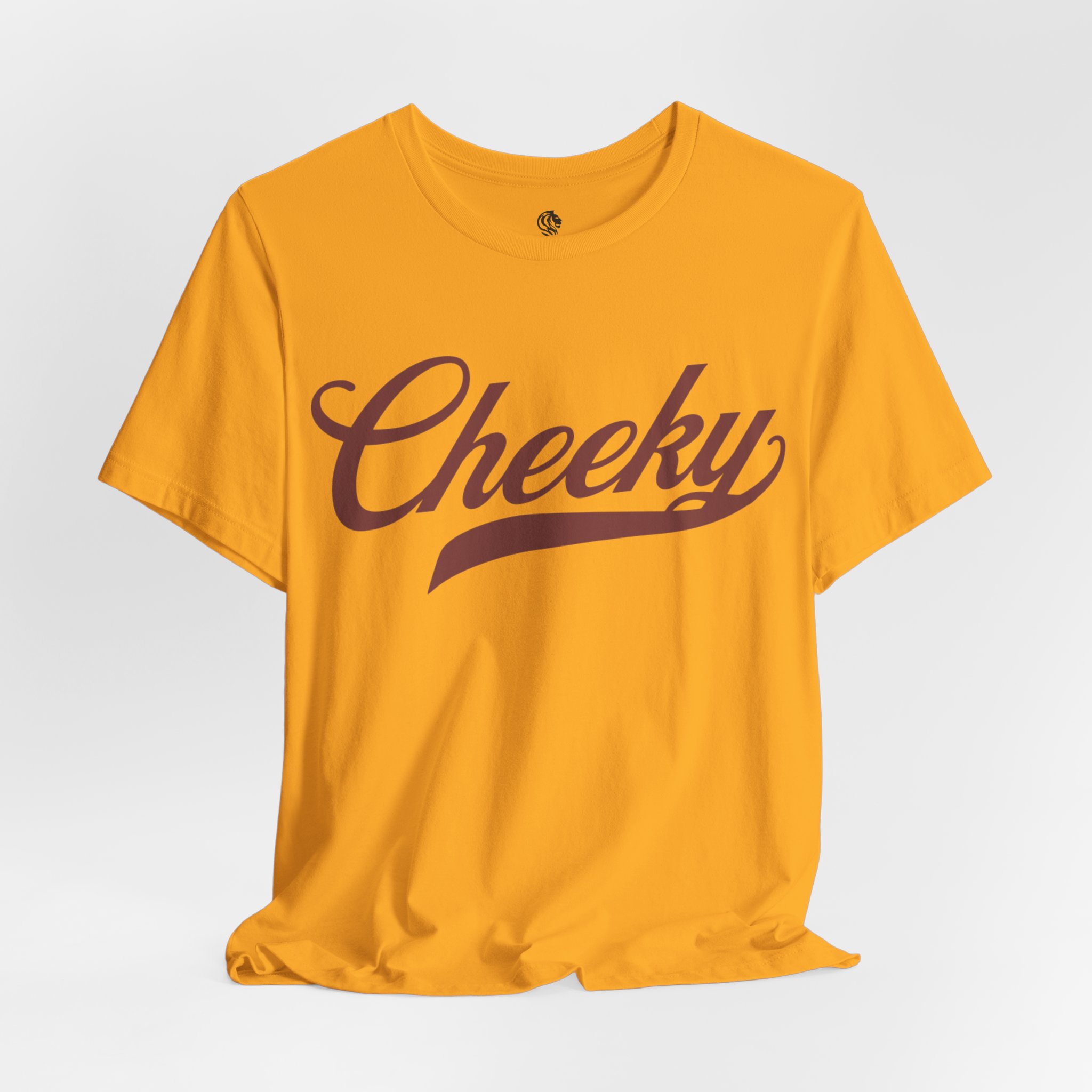 maroon logo cheeky tee comfortable unisex jersey tee maroon logo cheeky tee comfortable unisex jersey tee