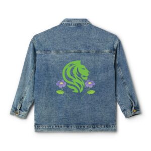 stylish designer cheeky women's denim jacket, trendy jean jacket