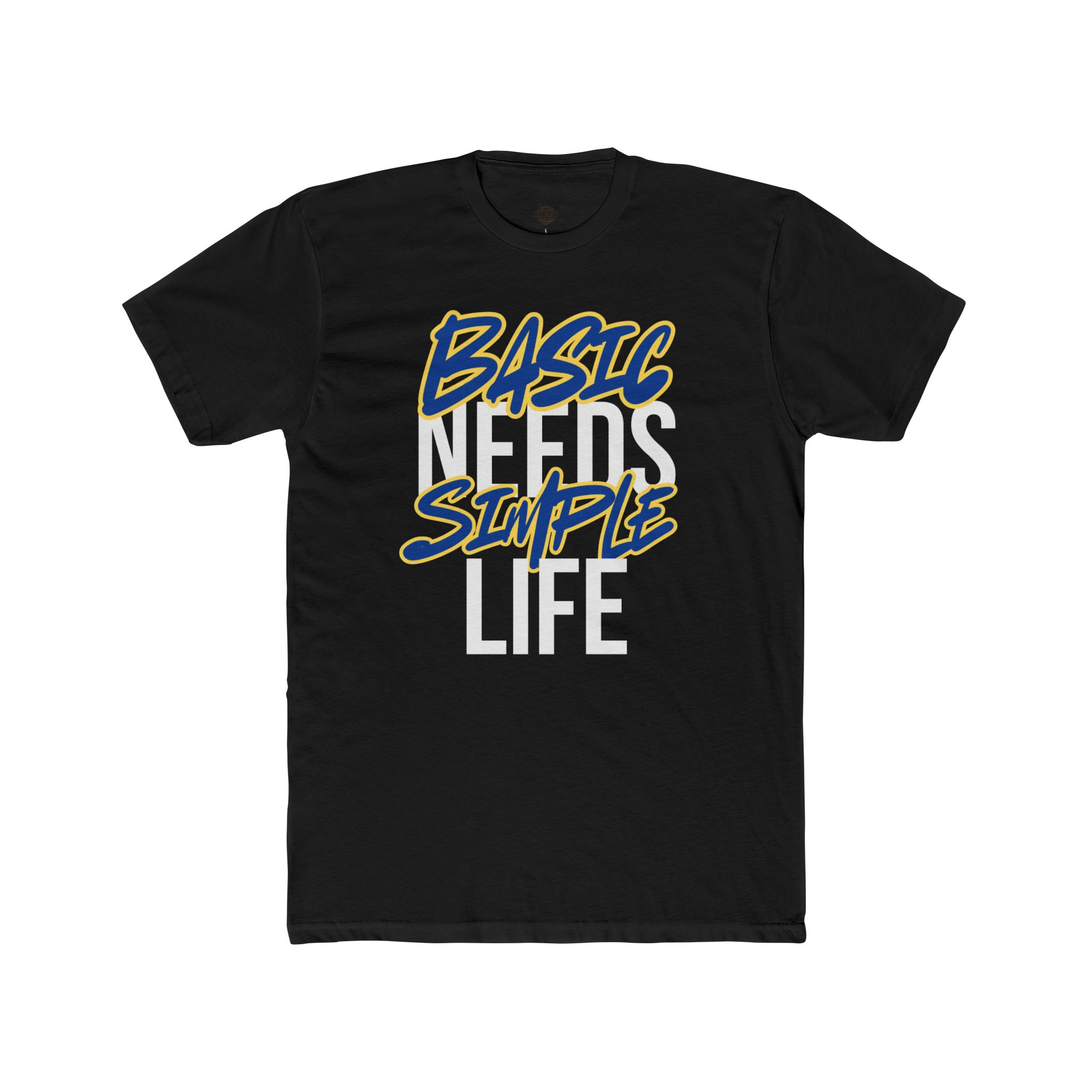 basic needs simple life unisex cotton crew tee basic needs simple life unisex cotton crew tee