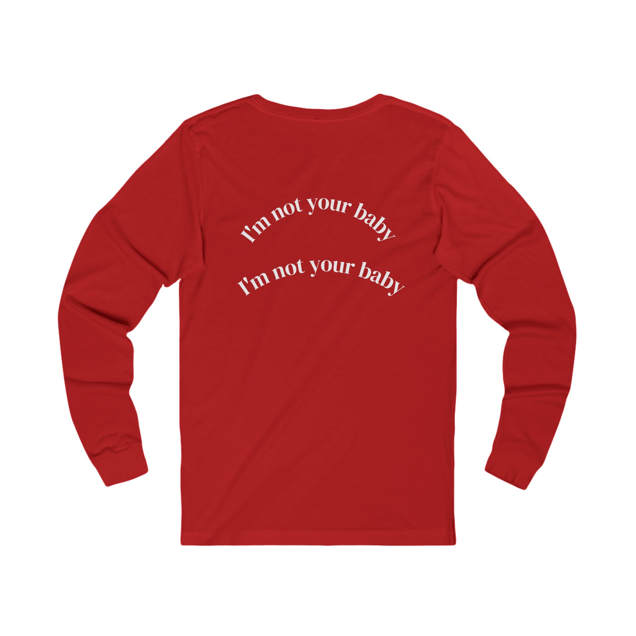 unisex long sleeve tee "you ain't my daddy" unisex long sleeve tee "you ain't my daddy"
