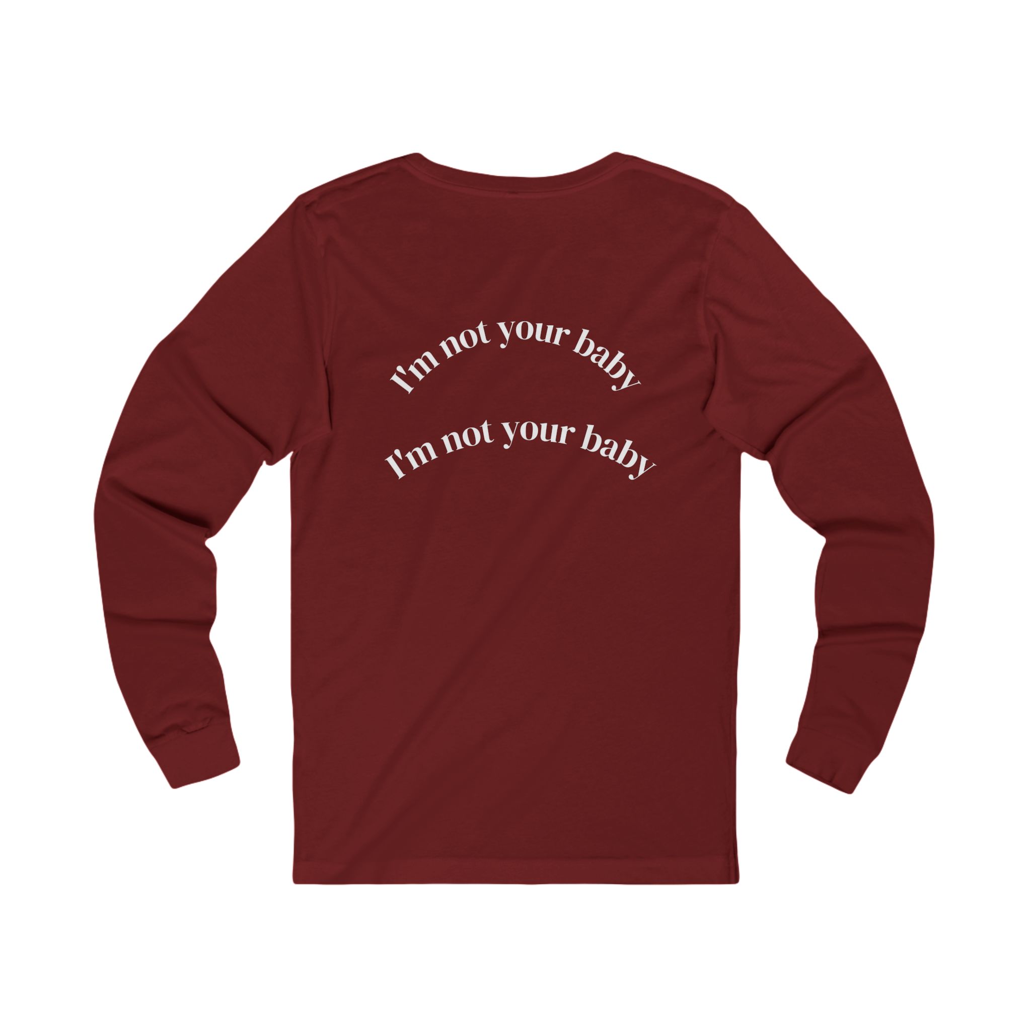 unisex long sleeve tee "you ain't my daddy" unisex long sleeve tee "you ain't my daddy"