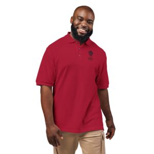 embroidered coach jt unisex polo shirt