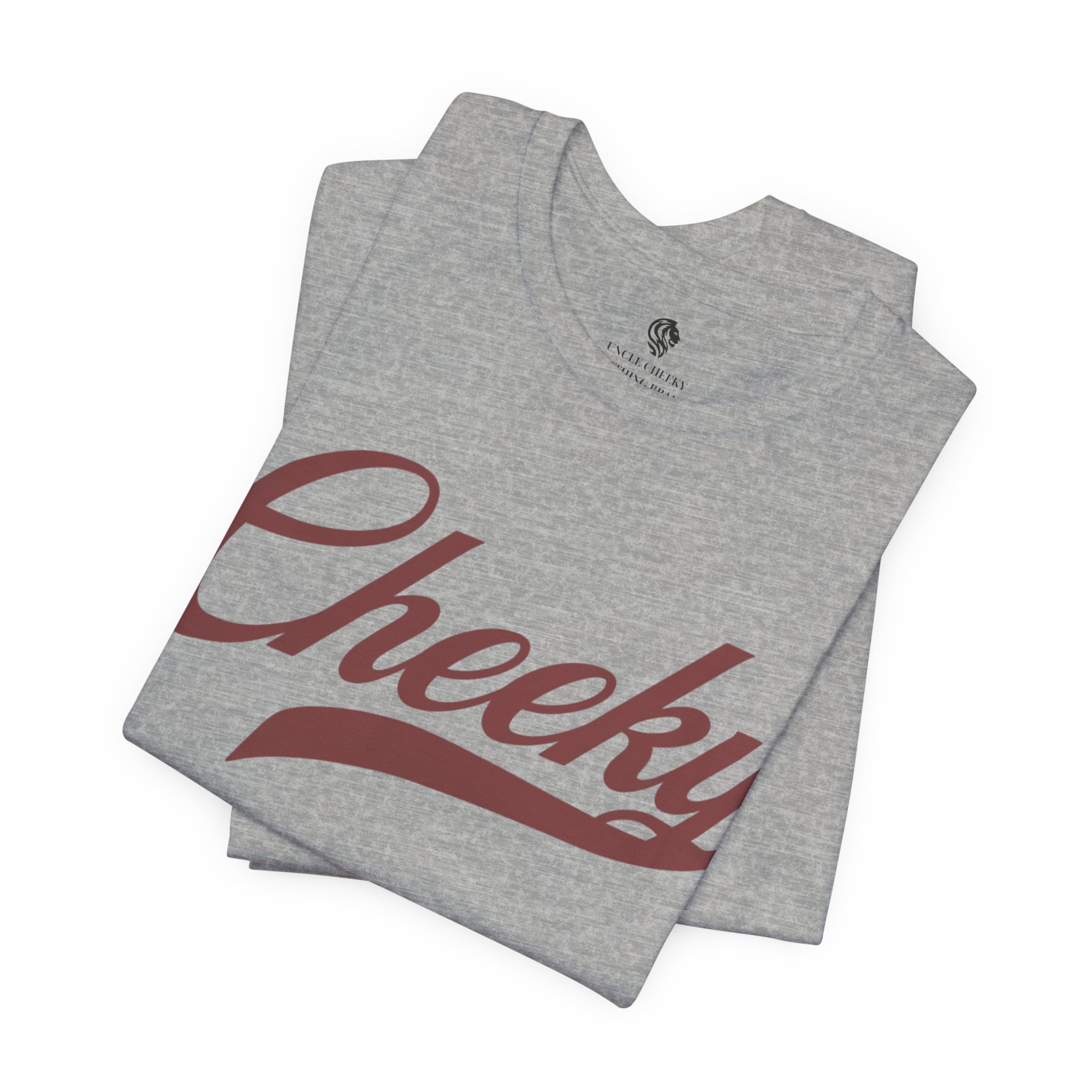 maroon logo cheeky tee comfortable unisex jersey tee maroon logo cheeky tee comfortable unisex jersey tee