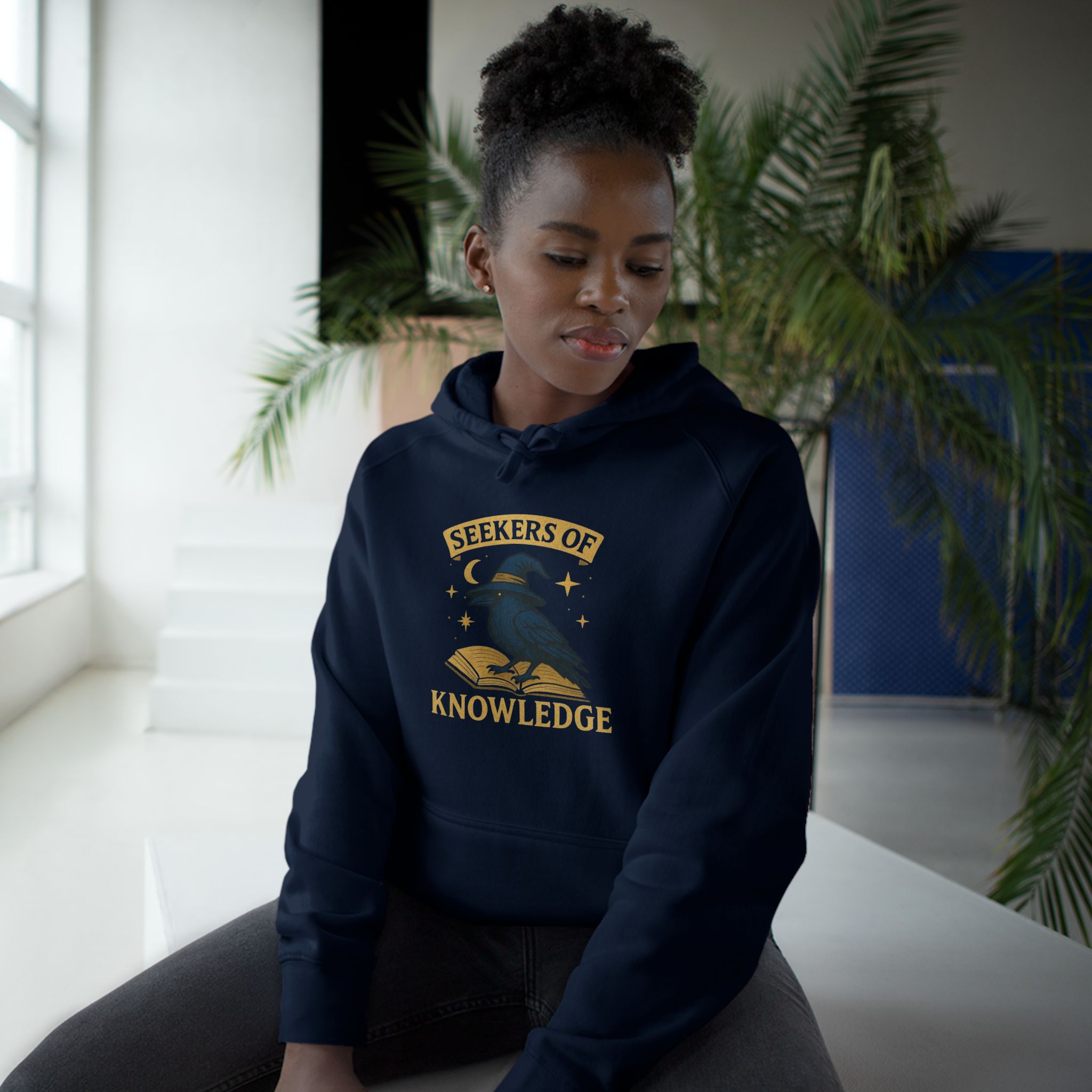 'seekers of knowledge' hoodie cozy gift for book lovers, students, and wisdom seekers 'seekers of knowledge' hoodie cozy gift for book lovers, students, and wisdom seekers