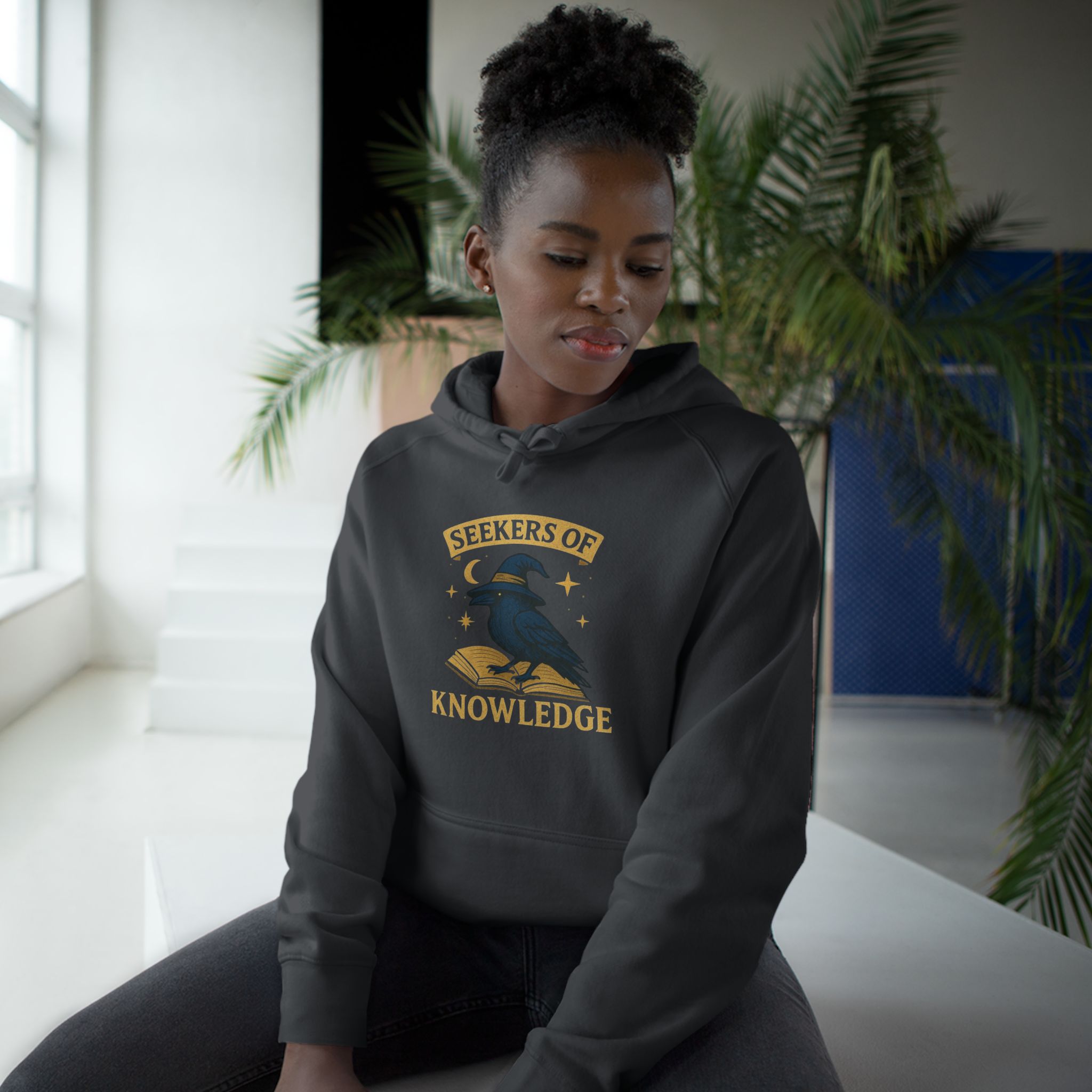 'seekers of knowledge' hoodie cozy gift for book lovers, students, and wisdom seekers 'seekers of knowledge' hoodie cozy gift for book lovers, students, and wisdom seekers