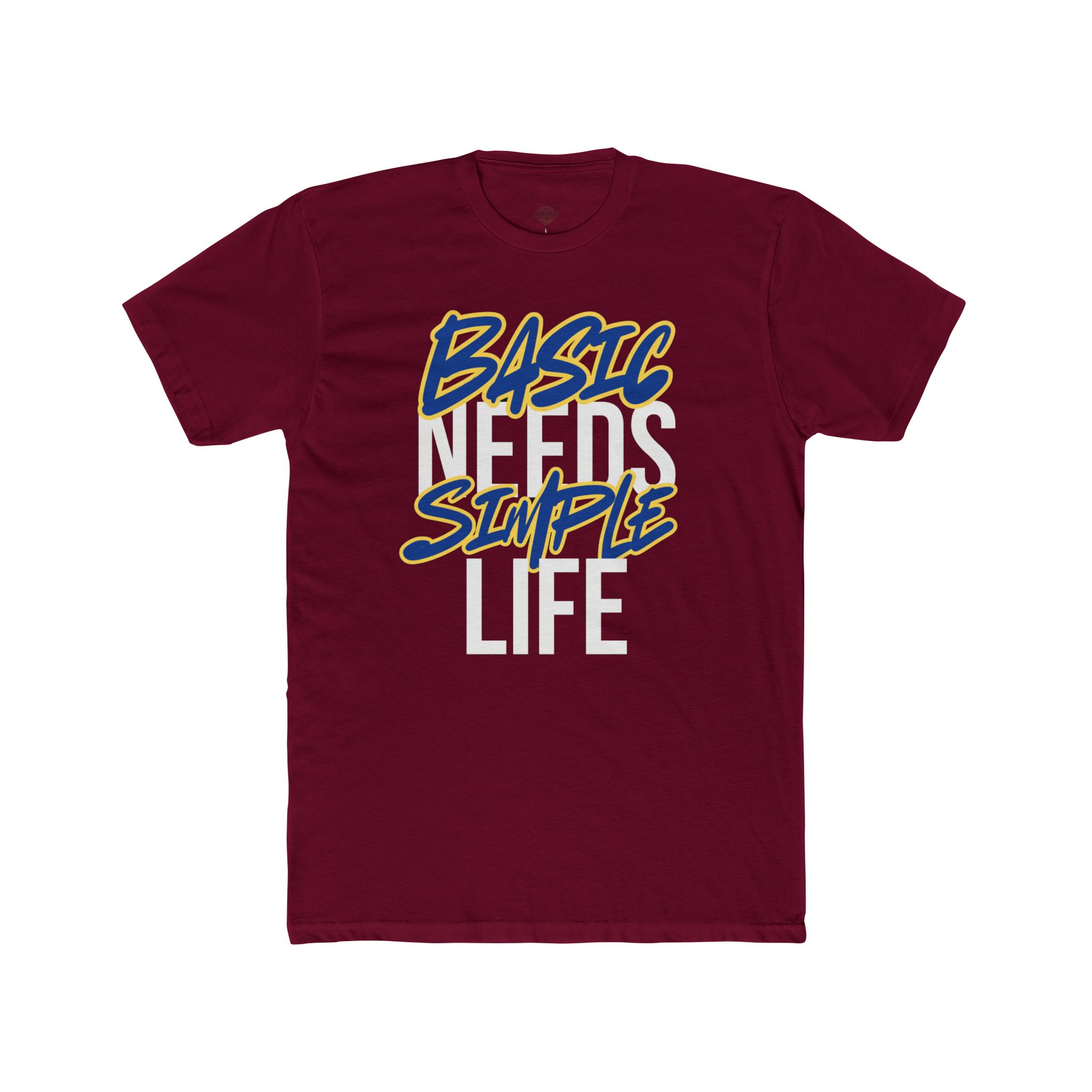basic needs simple life unisex cotton crew tee basic needs simple life unisex cotton crew tee