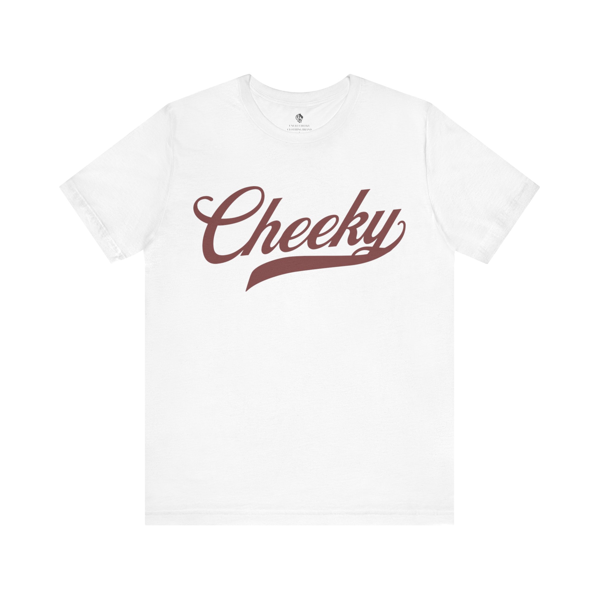maroon logo cheeky tee comfortable unisex jersey tee maroon logo cheeky tee comfortable unisex jersey tee