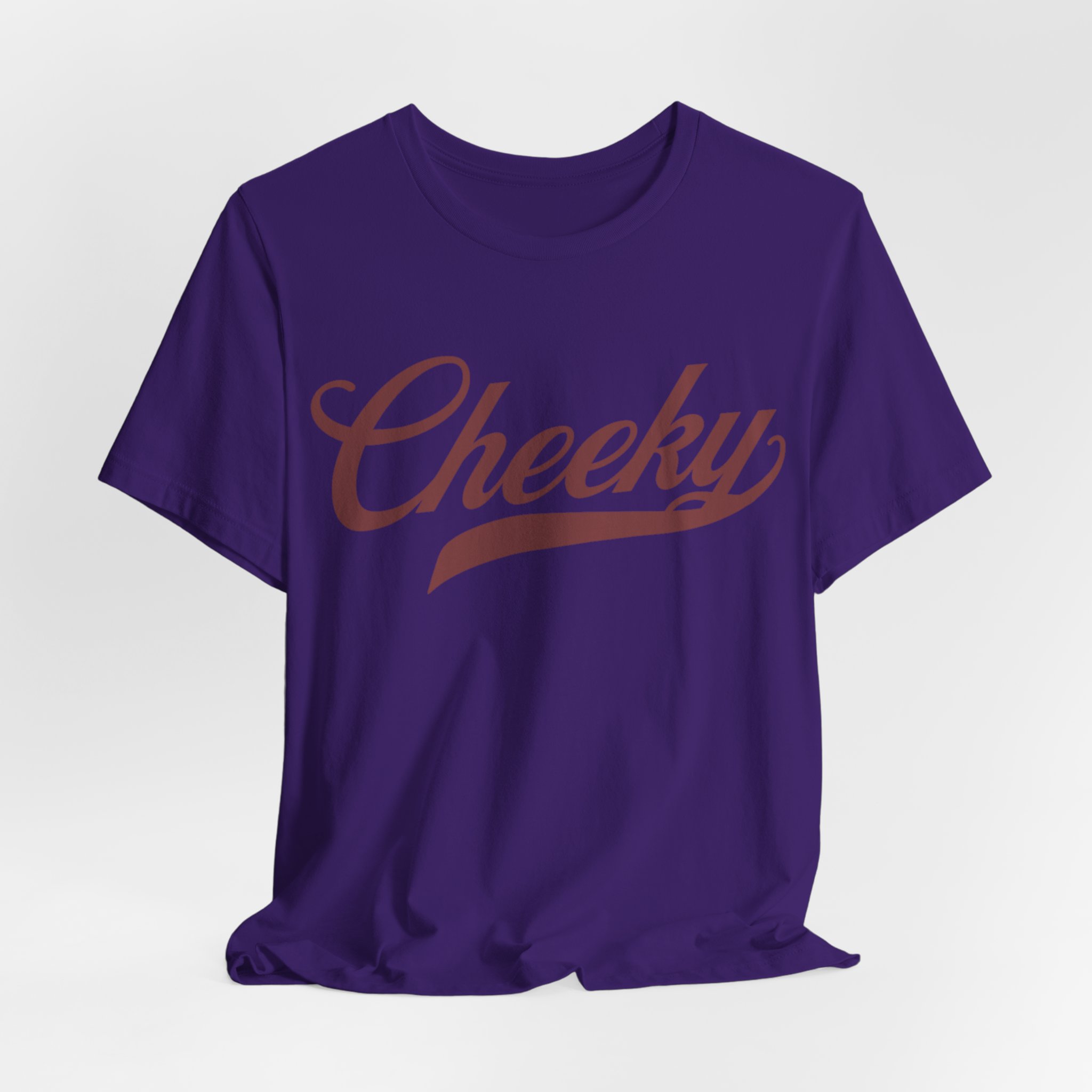 maroon logo cheeky tee comfortable unisex jersey tee maroon logo cheeky tee comfortable unisex jersey tee